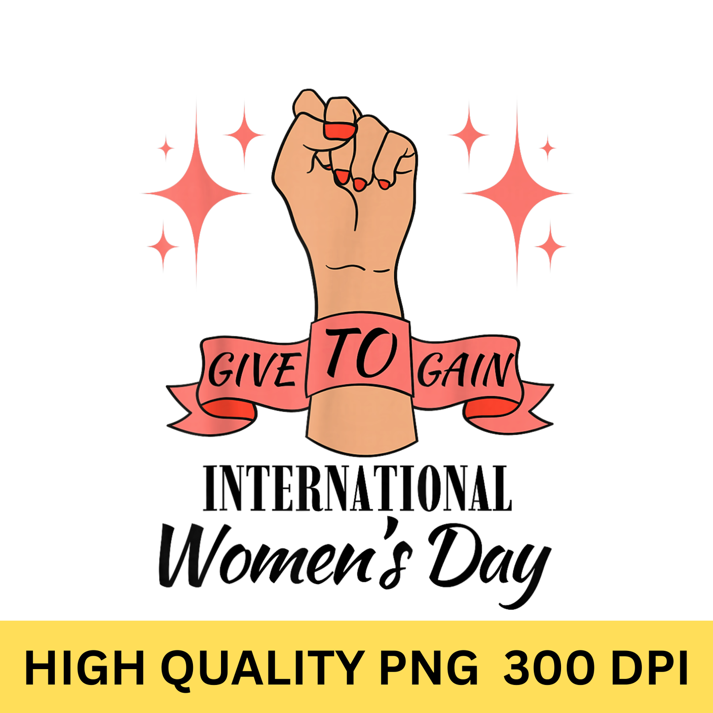 international womens day feminist empowerment quote art png